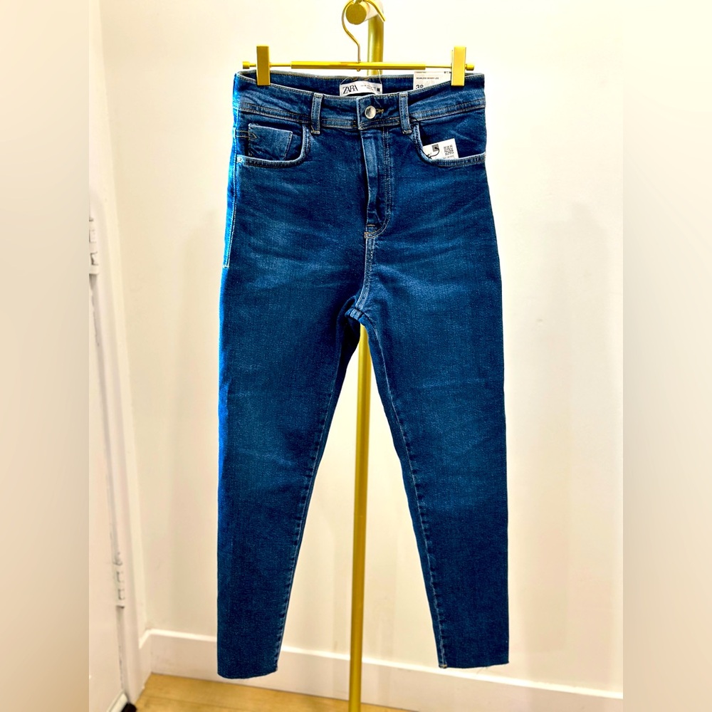 Zara High Rise Women Jeans - Blue